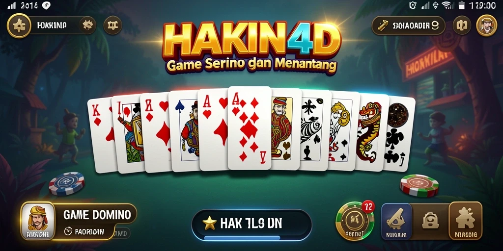 Tampilan gameplay HAKIN4D yang menarik dengan berbagai mode permainan.