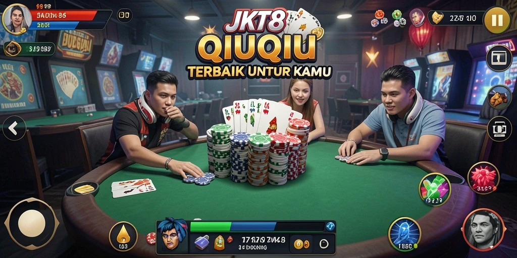 Tampilan gameplay JKT8 yang seru dan interaktif.