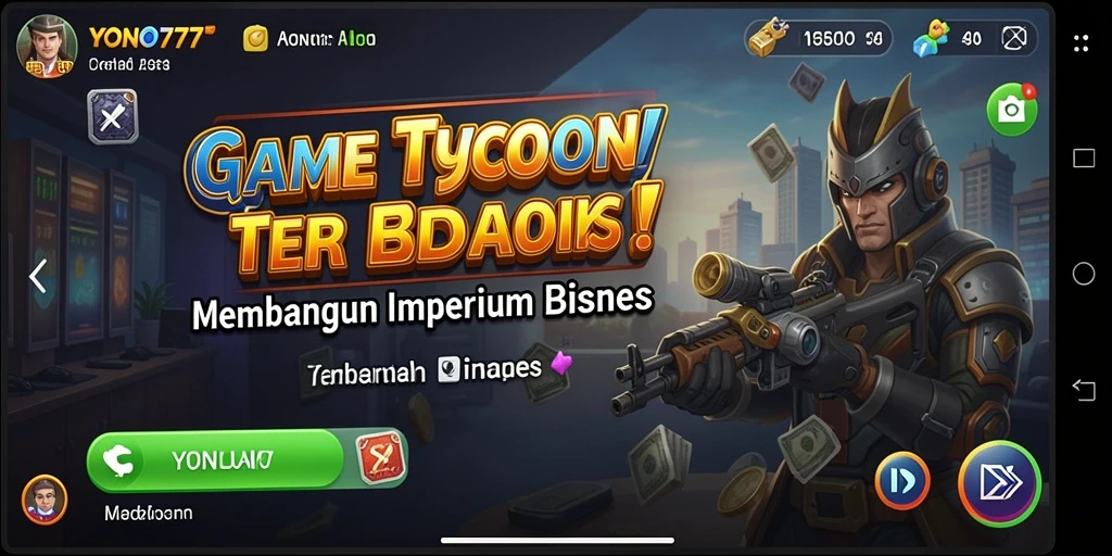 Tampilan gameplay YONO777 yang menarik dan interaktif untuk pemain Tycoon.